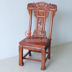 高端实木酒店餐椅 仿古中式雕花餐椅 厚重实木结构耐磨耐压坚固可靠