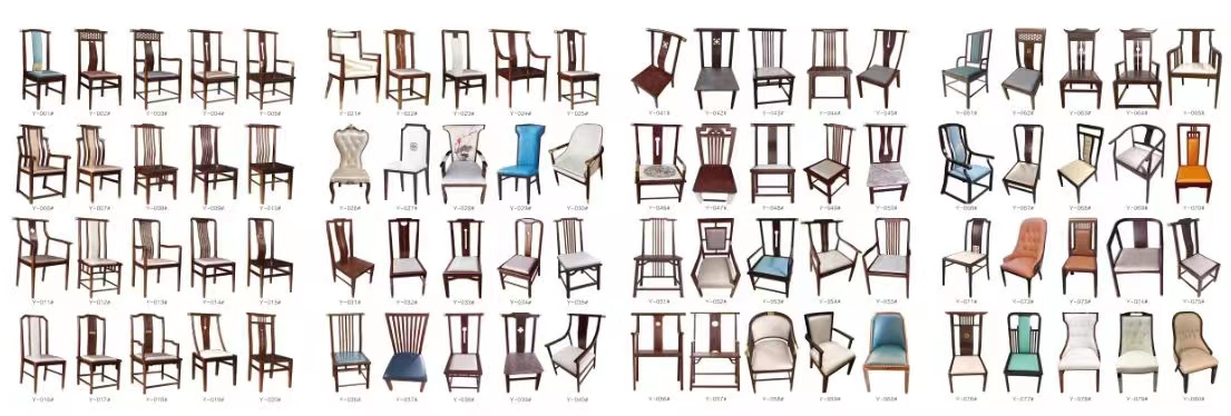 新款实木椅子一览表中式餐椅多种款式可选