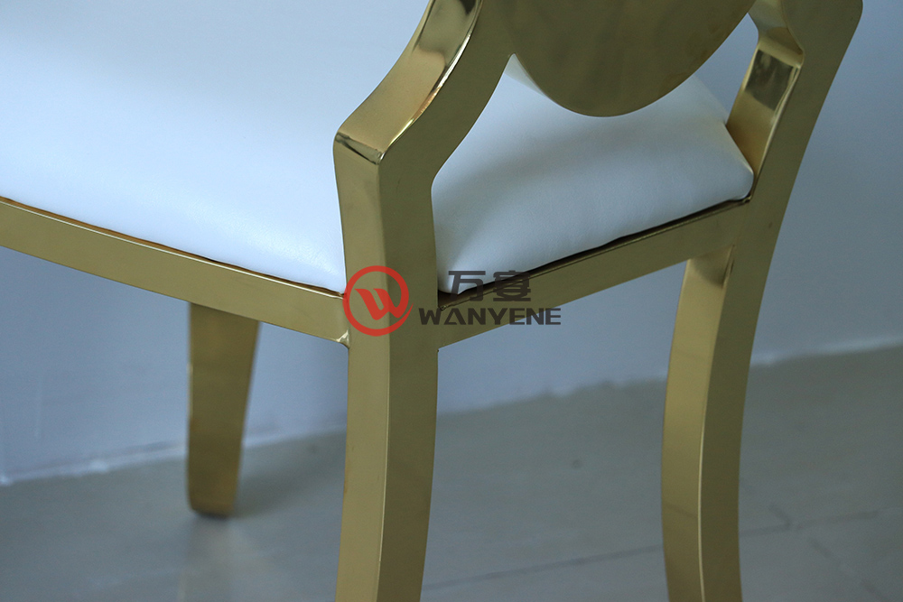 圆形靠背不锈钢椅子完美焊点